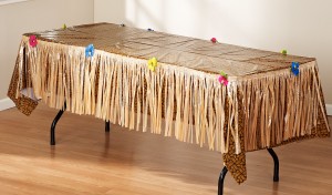 luau beach table