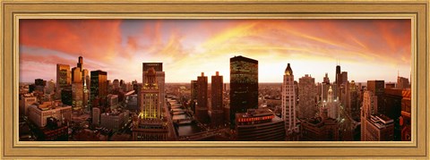 sunset-skyline-chicago-il-usa-framed-art-print