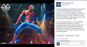 Spider-Man LA Geo Post