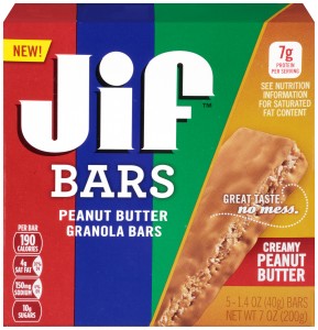Jif Bars Creamy Peanut Butter